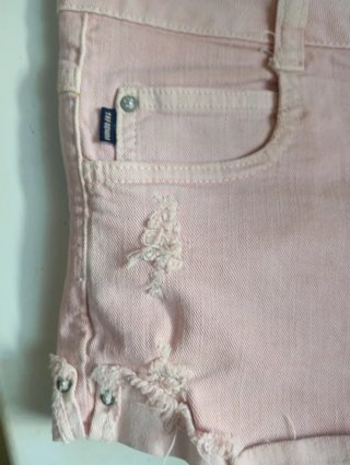 Pantalones cortos vaqueros rosas