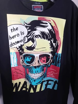 Maglia Alcott Teschio Wanted 2XL