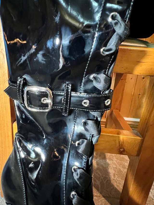 Botas Pole Dance Pleaser Talla 41 Negras