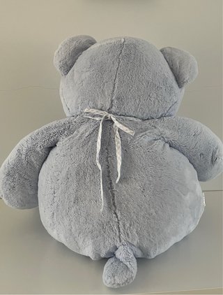 Oso de peluche azul grande