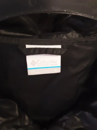 Chaqueta Columbia Impermeable Negra Talla XL