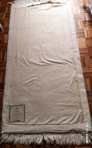 Alfombra Oriental Vintage Beige y Rosa