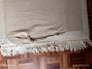 Alfombra Oriental Vintage Beige y Rosa