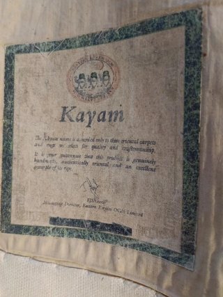 Alfombra Oriental Vintage Beige y Rosa