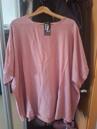 Camiseta rosa talla única