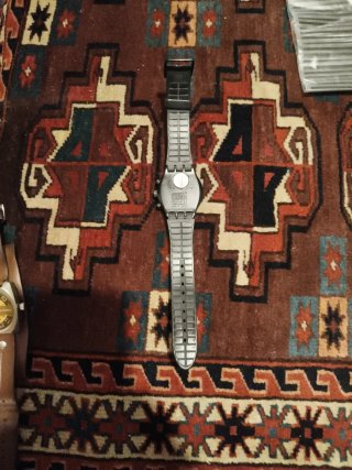 Orologio Swatch Irony in alluminio Cronografo Nero