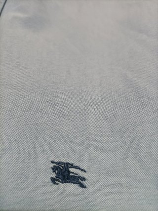 Camisa Burberry Hombre Azul Talla XXXL