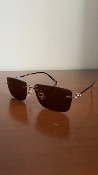 Gafas de Sol Montblanc MB0429s Marrón Dorado
