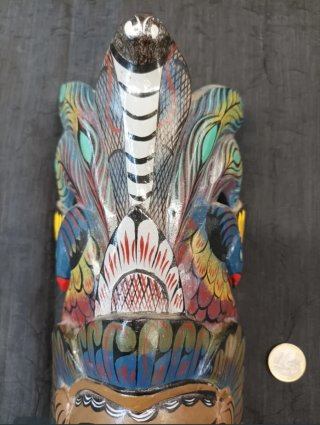 Máscara artesanal Sri Lanka (Naga Raksha)