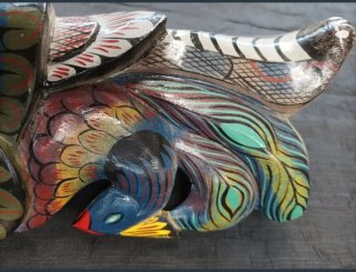 Máscara artesanal Sri Lanka (Naga Raksha)