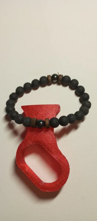 Pulsera Volcánica EMBAYDA Negra y Marrón