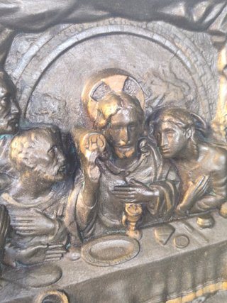 Cuadro Última Cena Jesús Relieve
