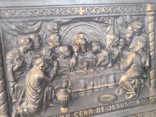 Cuadro Última Cena Jesús Relieve