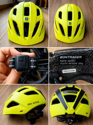Casco Bontrager Solstice Youth Amarillo