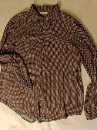 Blusa renatta&go mujer roja y verde