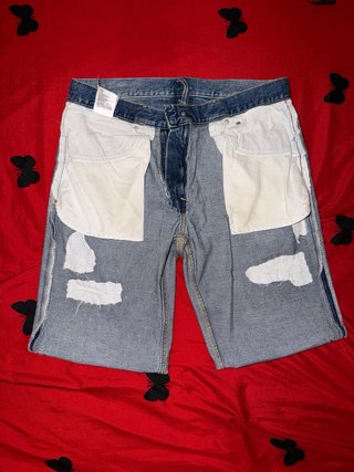 Pantalón corto vaquero H&M Ripped Talla 32