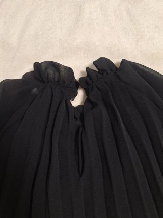 Vestido elegante Zara negro talla XL