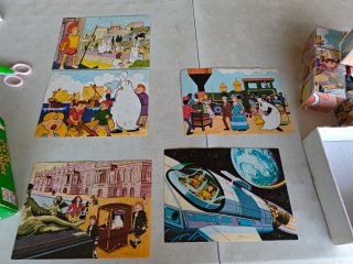 Erase una vez el hombre puzzle cubos
