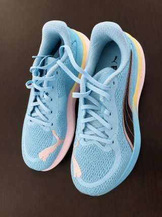Zapatillas Puma Azules, talla 40.