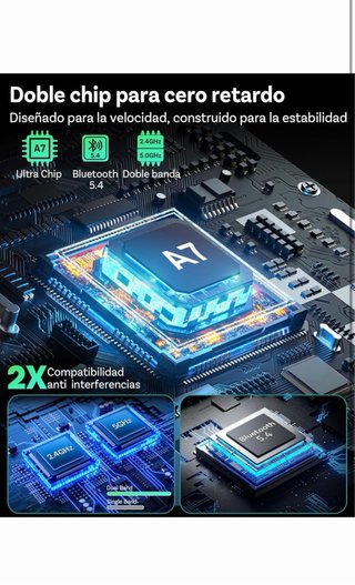 Ottocast Mini CarPlay Android Auto Inalámbrico