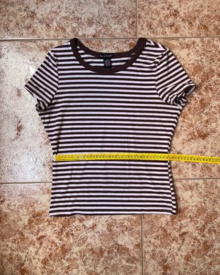 Striped Ringer Baby Tee - Tagged L (Fits S/M)