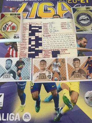 Pide tus faltas Cromos Panini Liga este 2026-27