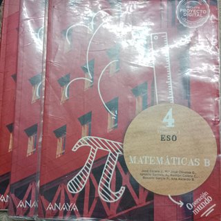 Matemáticas B. 4o de ESO Los 3 trimestres .