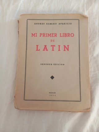 Mi primer Libro de Latín