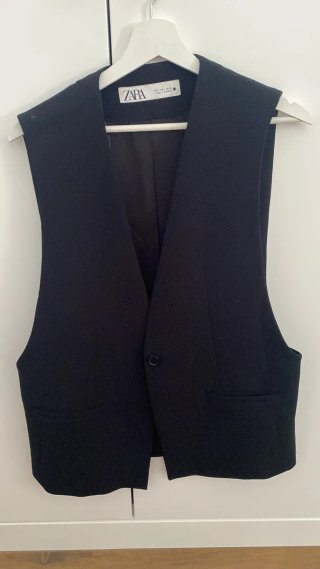 Chaleco Zara Negro Talla S