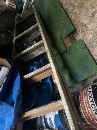 Escalera de madera