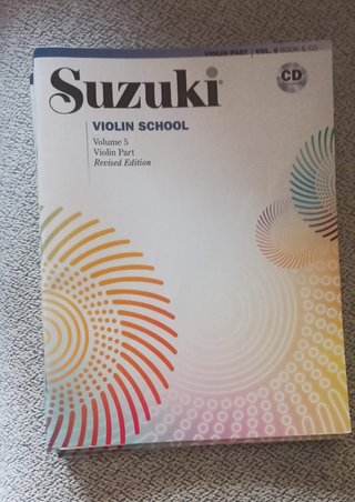 Libro Suzuki Violin School Vol. 1,2,4 y 5