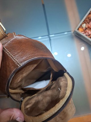 Bandolera Marrón Piel