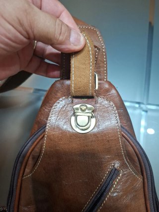 Bandolera Marrón Piel