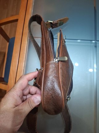 Bandolera Marrón Piel