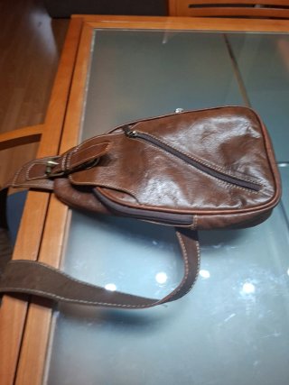 Bandolera Marrón Piel