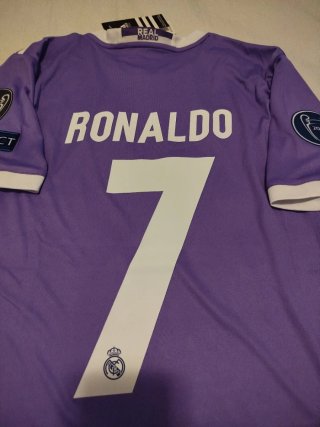 Camiseta Real Madrid Cristiano Ronaldo 7 Morada