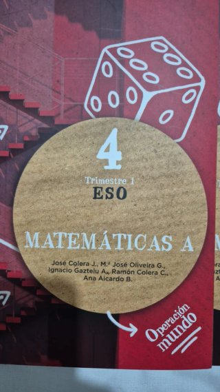 Libros Matemáticas A 4 ESO
