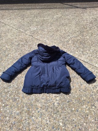 Chaqueta azul para niña