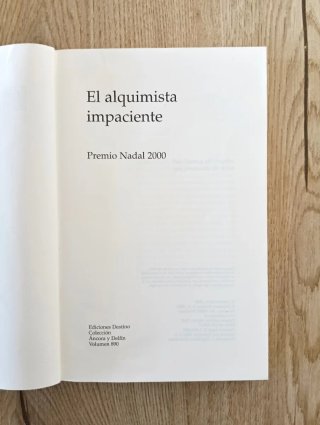 El alquimista impaciente Lorenzo Silva novela