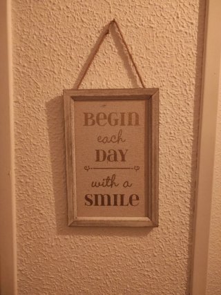 Cuadro decorativo Begin each day