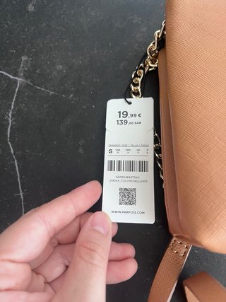 Bolso Parfois Marrón Cadena Dorada