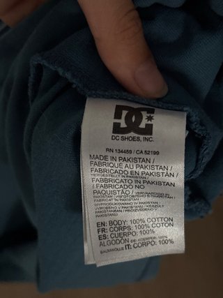 Camiseta DC Shoes Azul Talla L Hombre