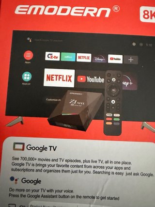 EMODERN Z1 MAX TV BOX 8K
