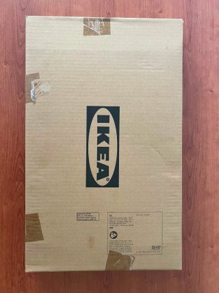 Mesita auxiliar IKEA negra