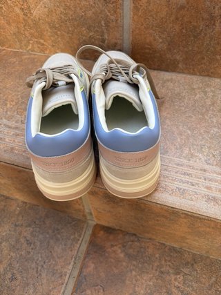 Zapatillas U.S. Polo Assn. Beige y Azul