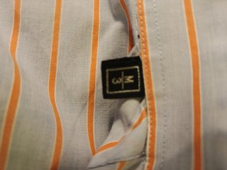 Camisa Guttman Rayas Naranja Talla M