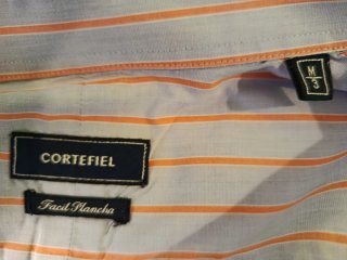Camisa Guttman Rayas Naranja Talla M