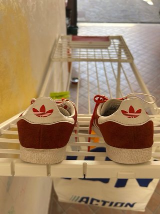 Adidas Gazelle arancio e bianche unisex