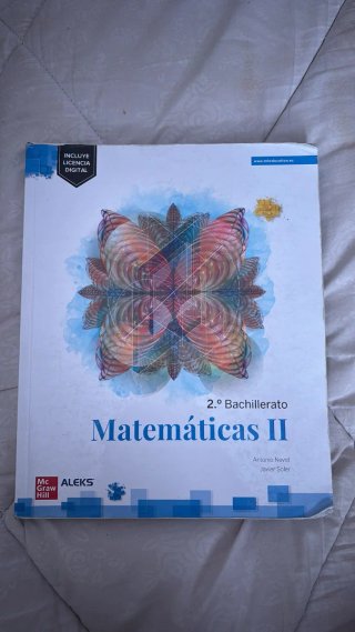 Matemáticas 2.º Bachillerato
