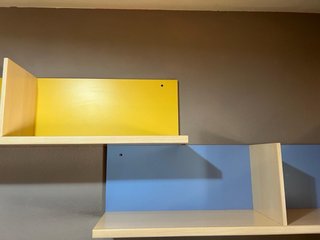 Dos Estanterías nuevas madera.